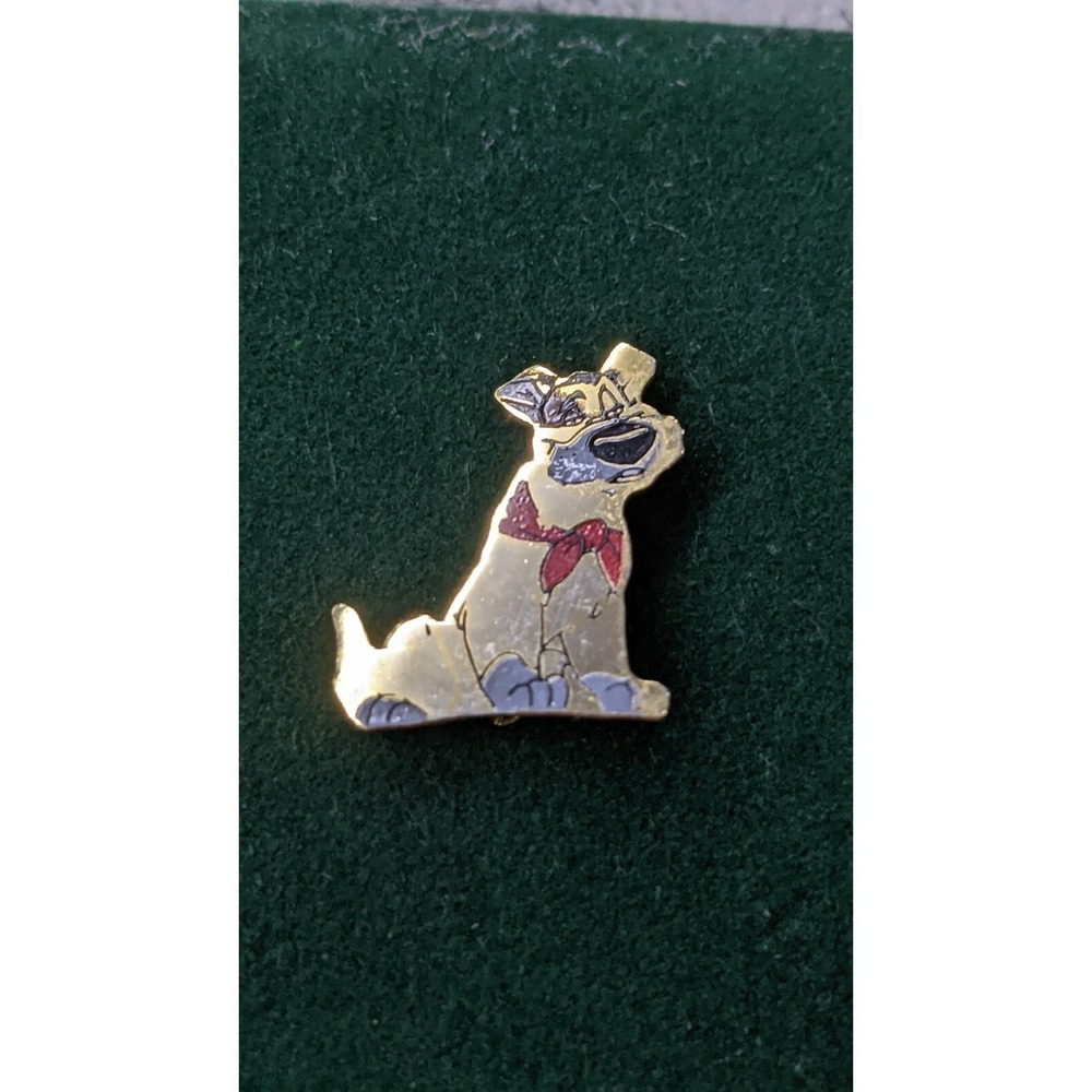 1988 Walt Disney Company Dodger Dog Oliver & Co. Jewelry Pin HTF - Picture 5 of 5